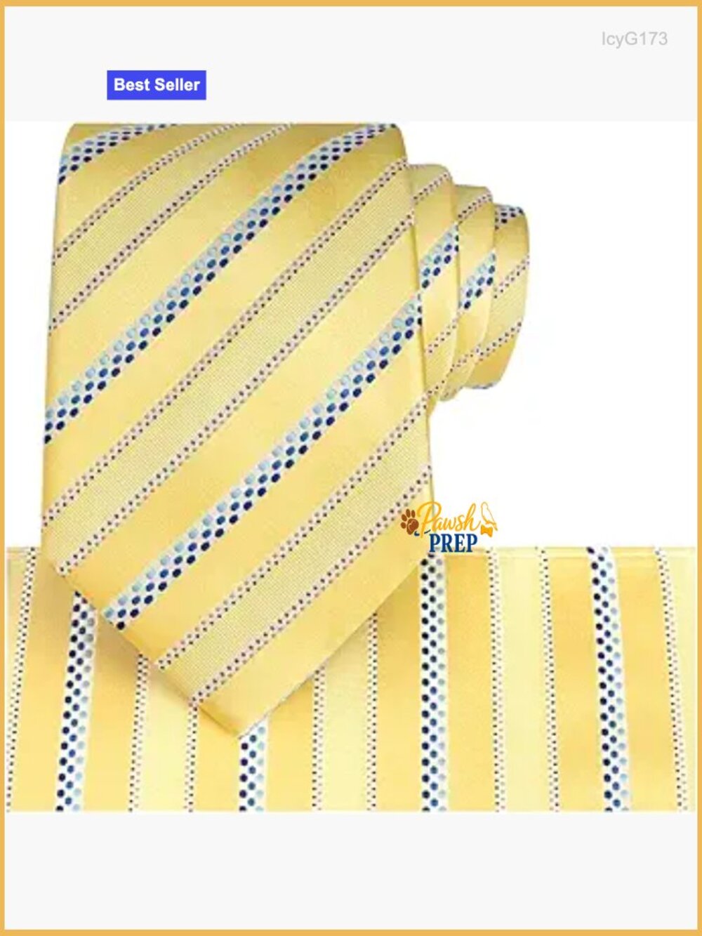Satin Necktie with Pocket Square and Gift Box for Formal Events